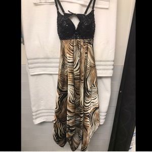 Sequence Tiger Striped Dress